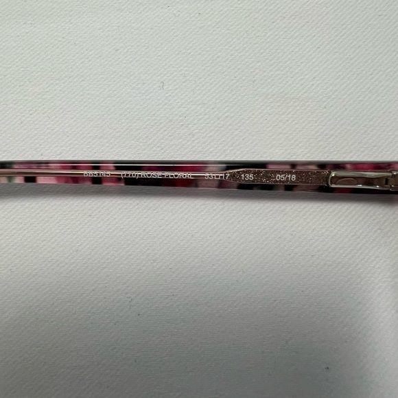 bebe Rose Floral Square Eyeglasses with Case - Frames Only - Picture 9 of 9